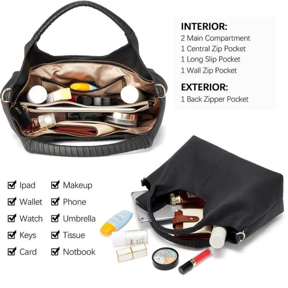 CityFlow™ | Large Shoulder & Crossbody Bag – Effortless Style, Everyday